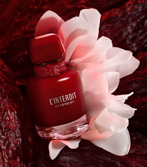 interdit rouge givenchy|l'interdit givenchy rouge ultime.